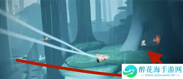 光遇雨伞先祖在哪里